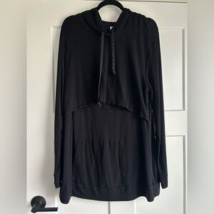 Latched Mama Cloud Nursing Hoodie - Black